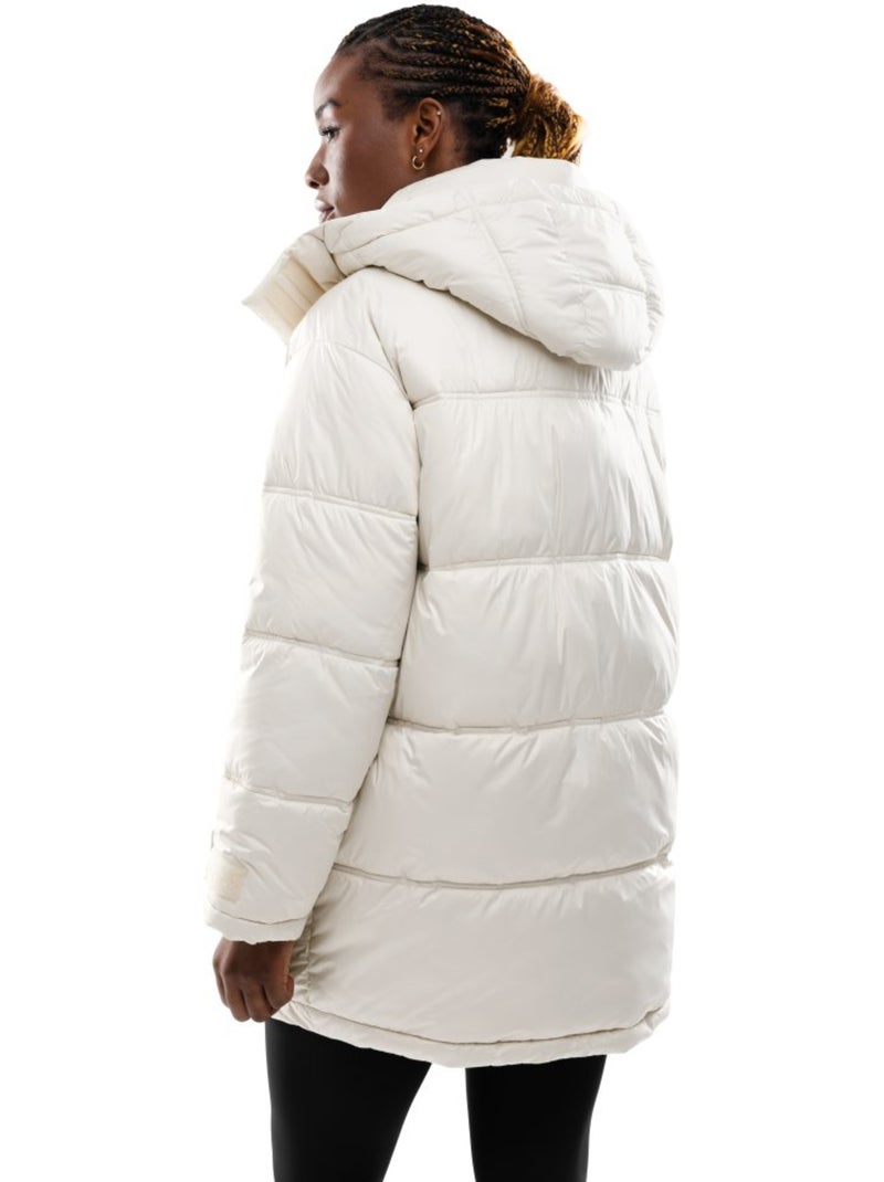 Casaco acolchoado oversized para mulher Branco - Kiabi