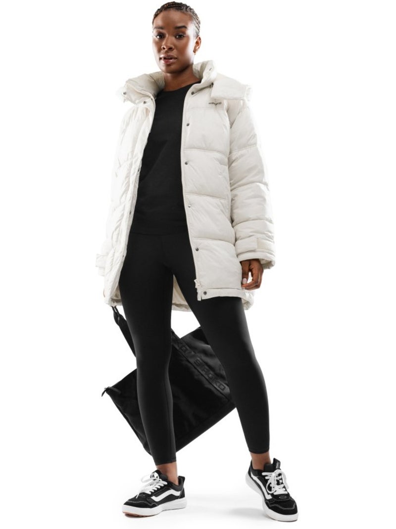 Casaco acolchoado oversized para mulher Branco - Kiabi