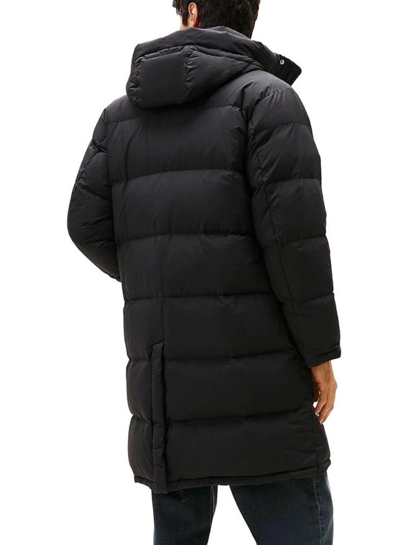 Casaco Acolchoado Preto com Capuz Tommy Hilfiger para Homem Preto - Kiabi