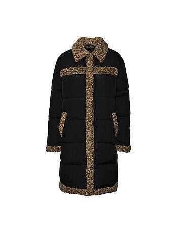 Casaco Acolchoado Marrom Feminino Vero Moda Teddy Boos