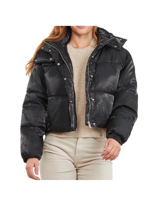 Casaco Acolchoado Preto Feminino Kaporal SAKI - Kiabi Casaco Acolchoado Preto Feminino Kaporal SAKI - Kiabi