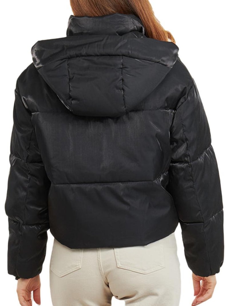 Casaco Acolchoado Preto Feminino Kaporal SAKI Preto - Kiabi