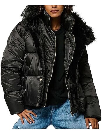 Casaco Acolchoado Preto Feminino Kaporal Shime