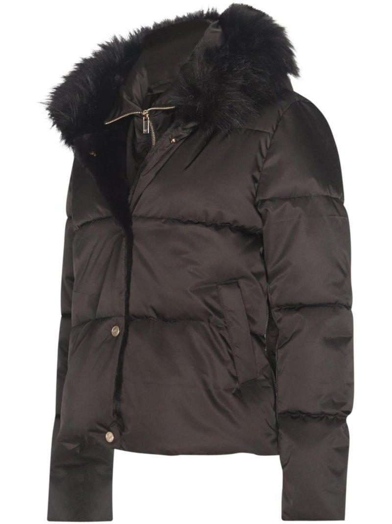 Casaco Acolchoado Preto Feminino Kaporal Shime Preto - Kiabi