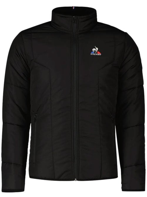 Casaco Acolchoado Preto Feminino Le Coq Sportif Ess Light N°1 - Kiabi