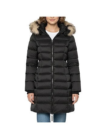 Casaco Acolchoado Preto Feminino Schott Lilly
