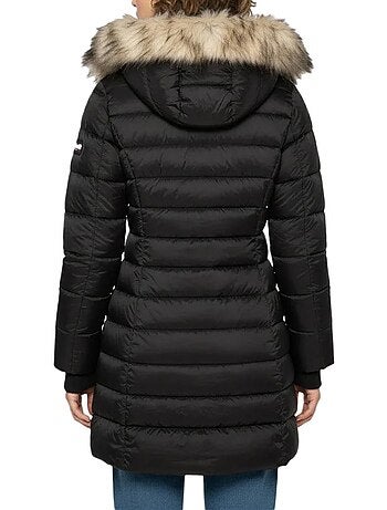 Casaco Acolchoado Preto Feminino Schott Lilly
