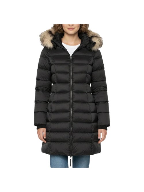 Casaco Acolchoado Preto Feminino Schott Lilly - Kiabi Casaco Acolchoado Preto Feminino Schott Lilly - Kiabi