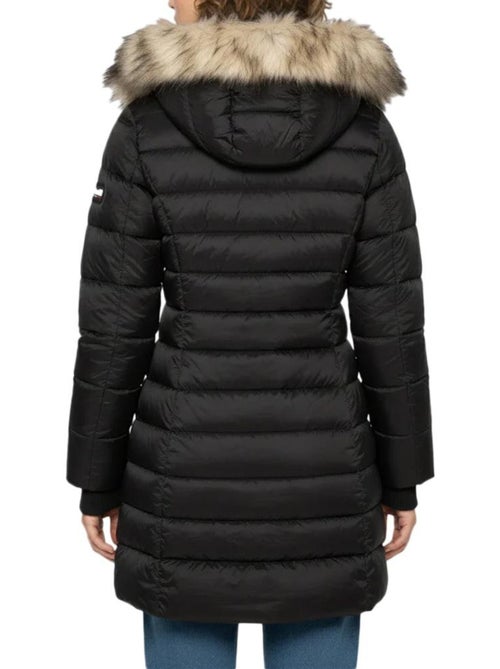 Casaco Acolchoado Preto Feminino Schott Lilly - Kiabi Casaco Acolchoado Preto Feminino Schott Lilly - Kiabi