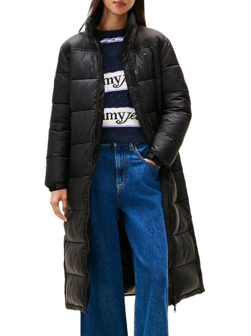 Casaco Acolchoado Preto Feminino Tommy Hilfiger DW0DW21614 - Kiabi Casaco Acolchoado Preto Feminino Tommy Hilfiger DW0DW21614 - Kiabi
