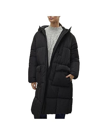 Casaco acolchoado kaki feminino vero moda lanoranja