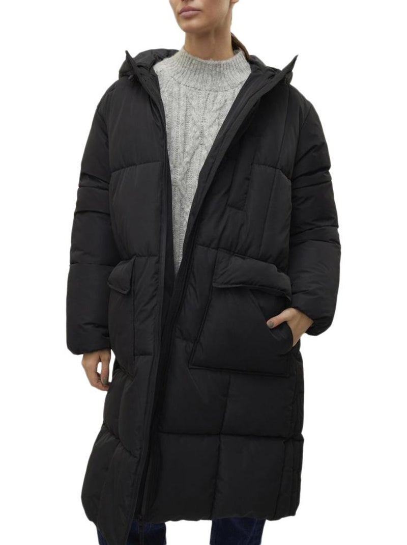 Casaco Acolchoado Preto Feminino Vero Moda Lanoranja Preto - Kiabi