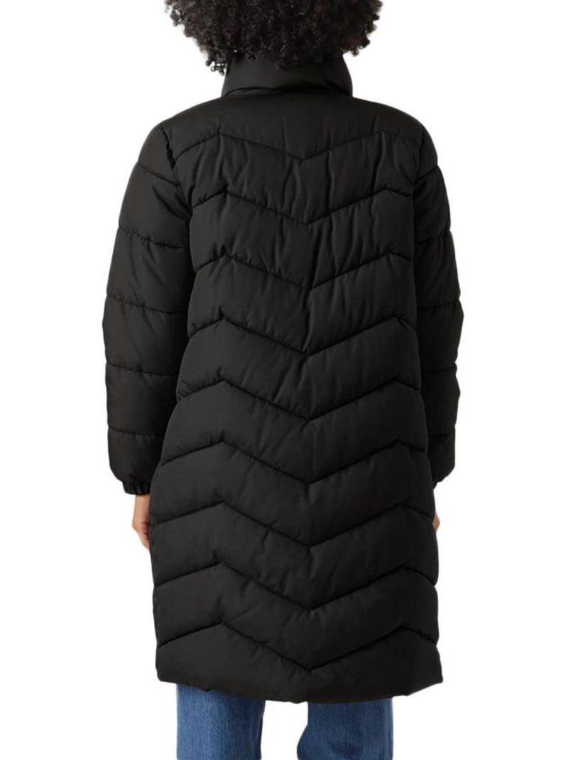Casaco Acolchoado Preto Feminino Vero Moda Liga Preto - Kiabi