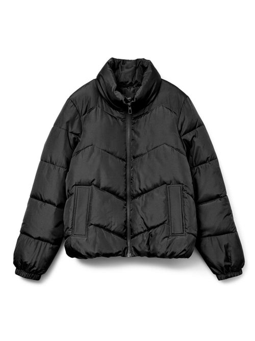 Casaco acolchoado preto feminino vero moda ligario - Kiabi Casaco acolchoado preto feminino vero moda ligario - Kiabi