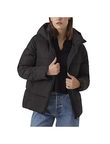 Casaco Acolchoado Preto Feminino Vero Moda Lucy