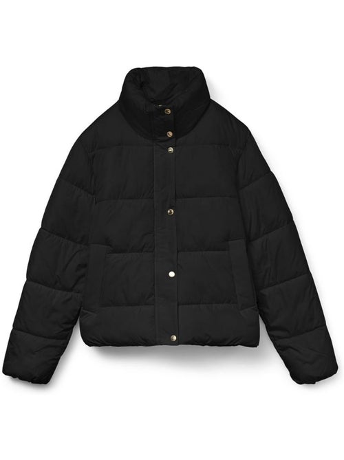 Casaco Acolchoado Preto Feminino Vero Moda Maggy - Kiabi Casaco Acolchoado Preto Feminino Vero Moda Maggy - Kiabi