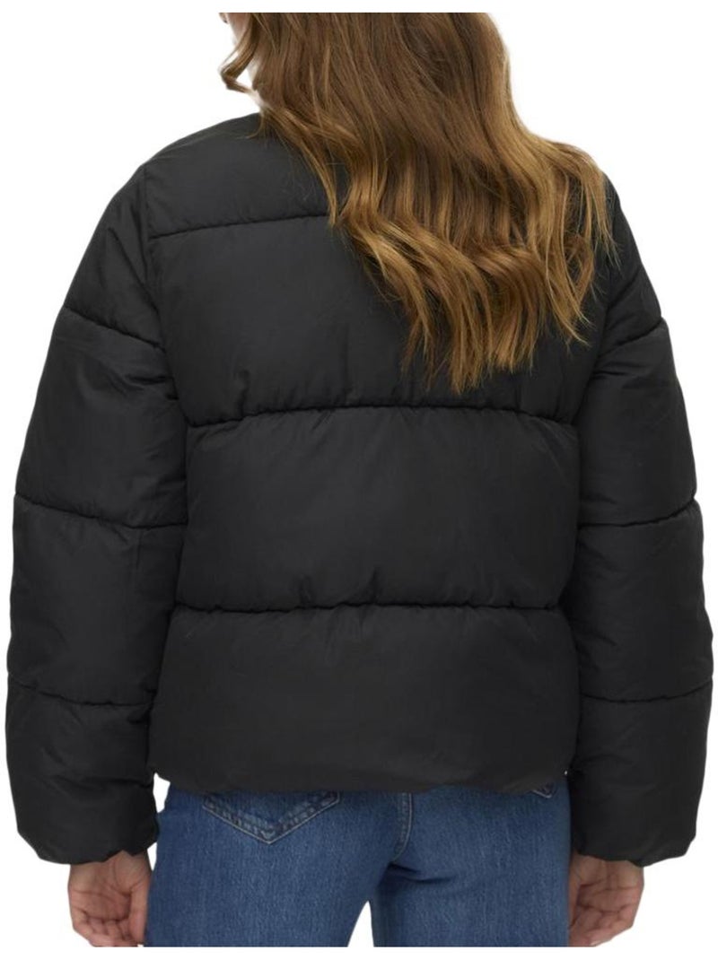 Casaco Acolchoado Preto Feminino Vero Moda Parda Preto - Kiabi