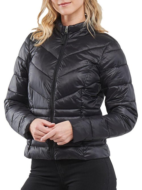 Casaco acolchoado preto feminino vero moda soraya - Kiabi