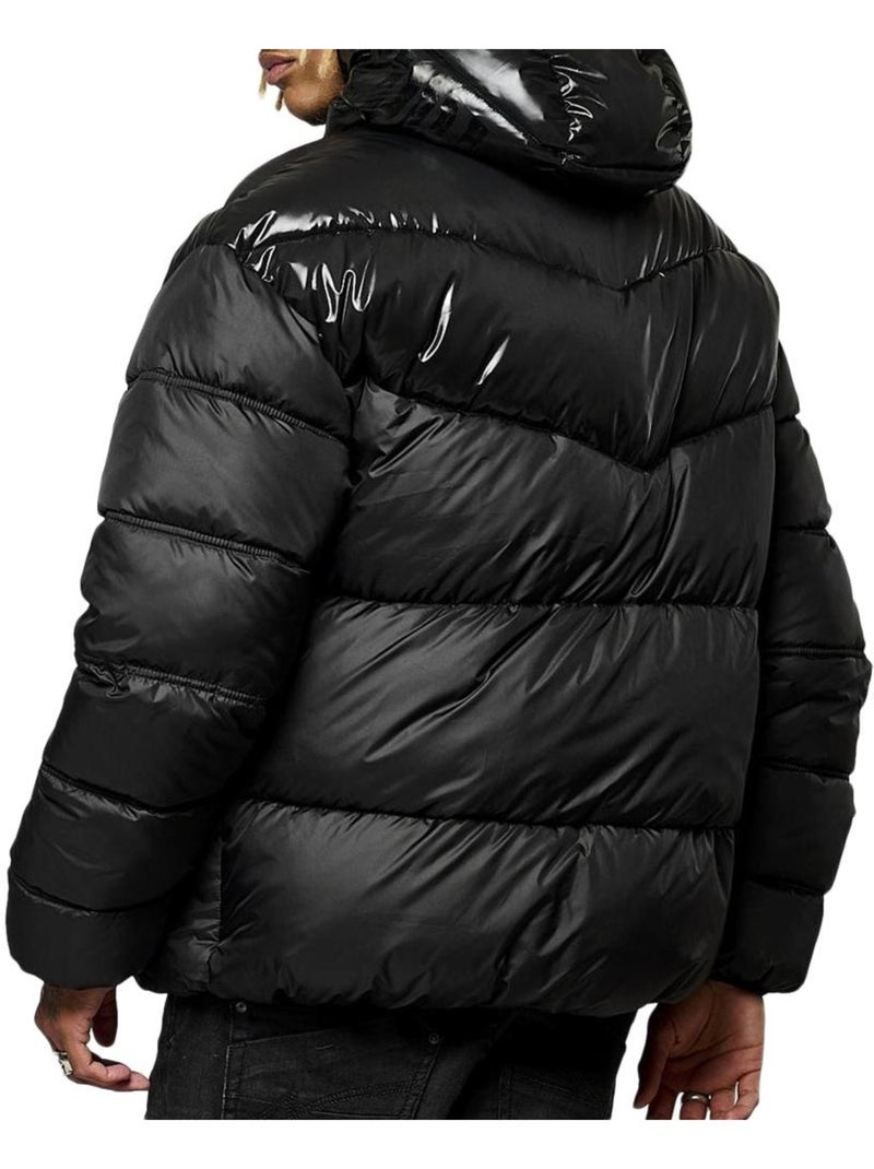 Casaco Acolchoado Preto Kaporal BIVY para Homem Preto - Kiabi