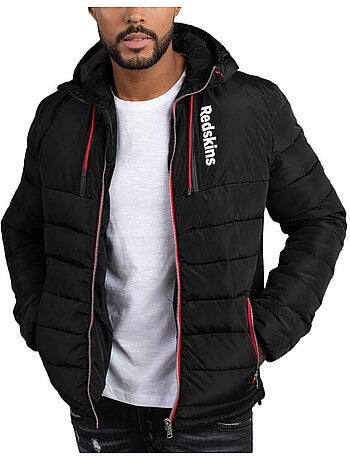 Casaco Acolchoado Preto Masculino Redskins Venture