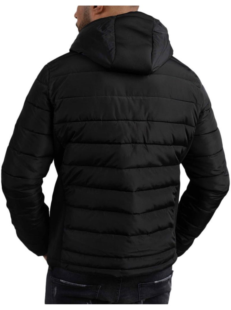 Casaco Acolchoado Preto Masculino Redskins Venture Preto - Kiabi