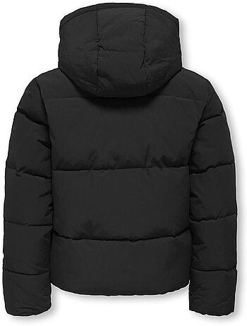 Casaco Acolchoado Preto para Menina Kids ONLY Kogmalias