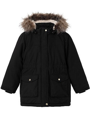 Casaco Acolchoado Preto para Menina Name It Master