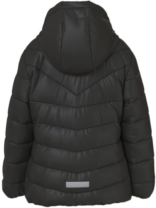 Casaco Acolchoado Preto para Menina Name It Monay - Kiabi Casaco Acolchoado Preto para Menina Name It Monay - Kiabi