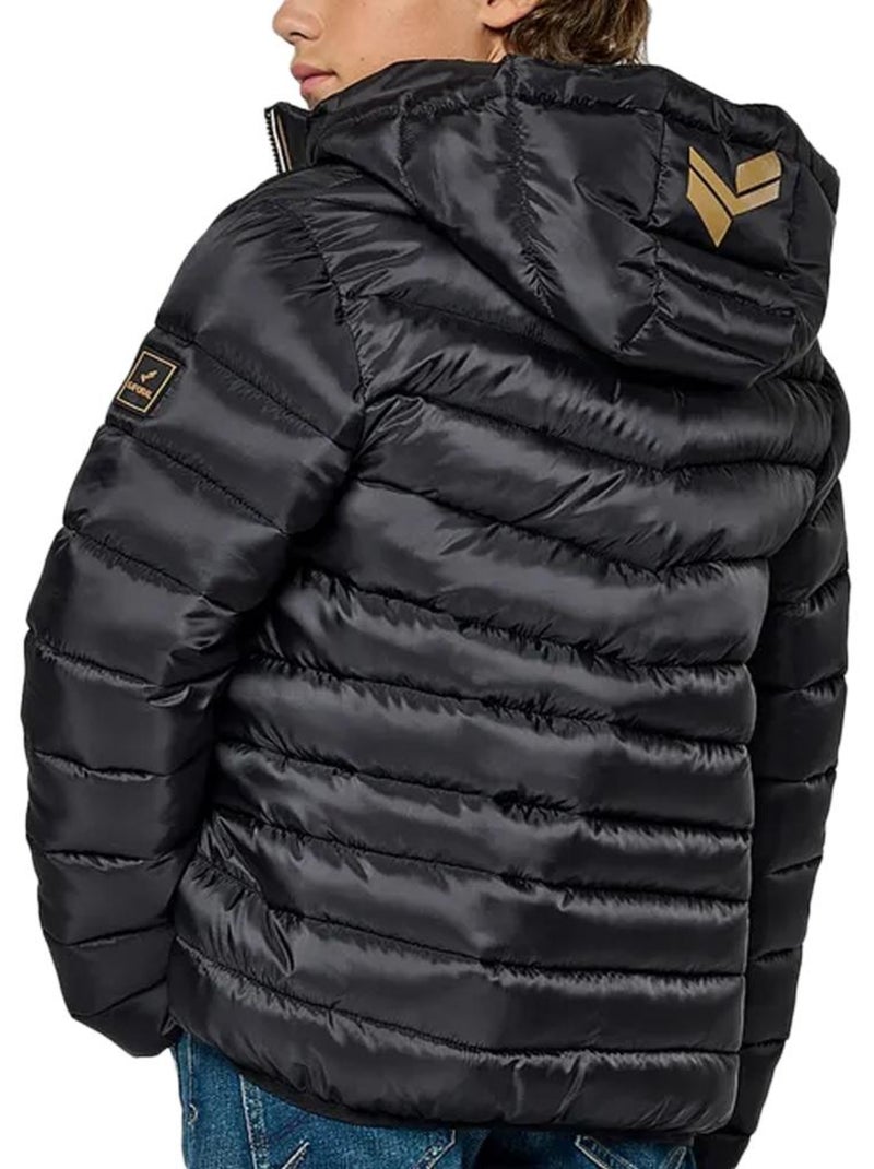 Casaco Acolchoado Preto para Menino Kaporal MYLOH Preto - Kiabi