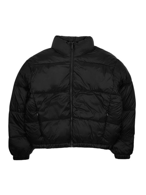 Casaco acolchoado preto teddy smith breamer para mulher - Kiabi
