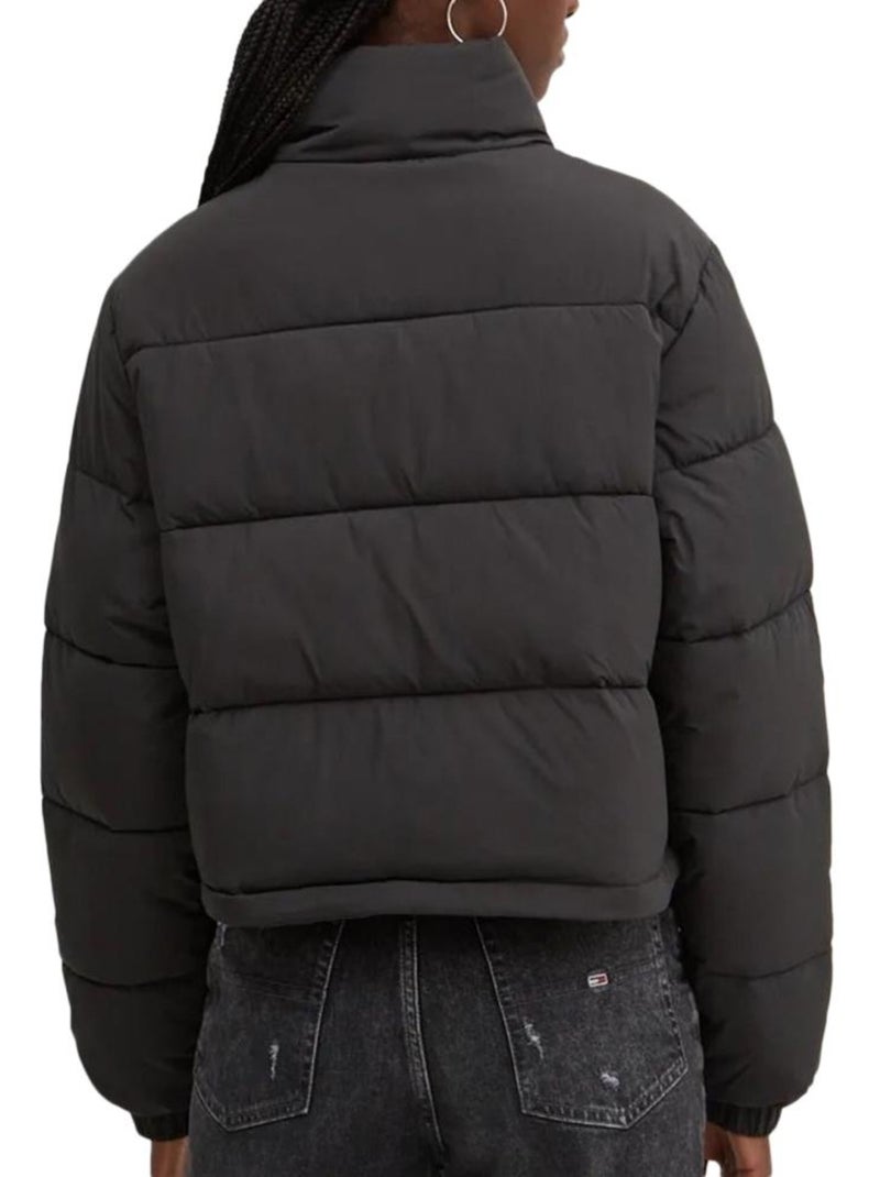 Casaco Acolchoado Preto Tommy Hilfiger Essential para Mulher Preto - Kiabi