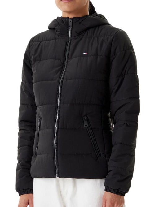 Casaco Acolchoado Preto Tommy Hilfiger para Mulher DW0DW20959 - Kiabi Casaco Acolchoado Preto Tommy Hilfiger para Mulher DW0DW20959 - Kiabi