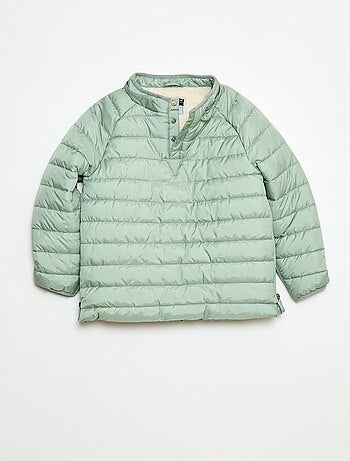 Casaco acolchoado quente com capuz - coleção fácil de vestir