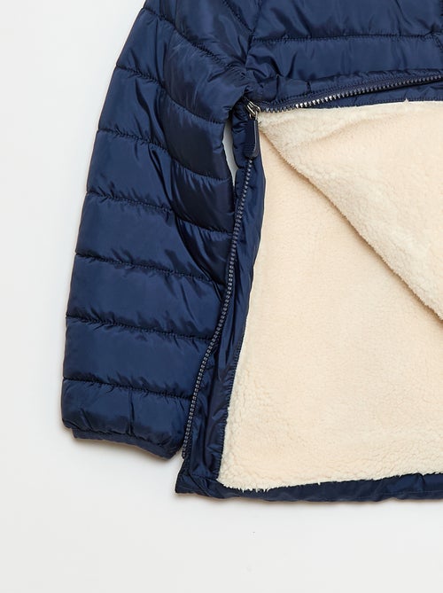 Casaco acolchoado quente com capuz - So Easy - Kiabi