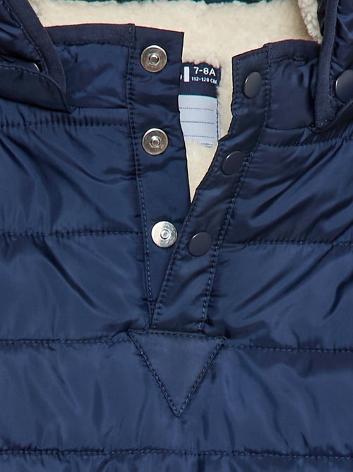 Casaco acolchoado quente com capuz - So Easy - Kiabi