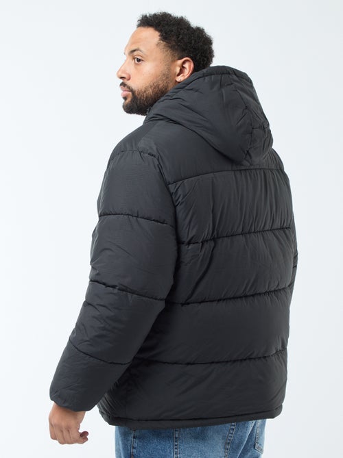 Casaco Acolchoado Quente com Capuz - Kiabi