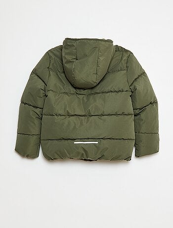 Casaco acolchoado quente com capuz