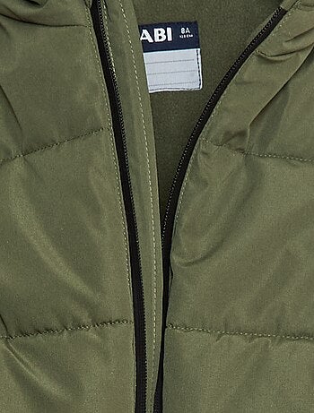 Casaco acolchoado quente com capuz