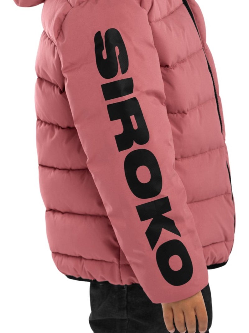 Casaco acolchoado resistente à água rapaz Rosa - Kiabi