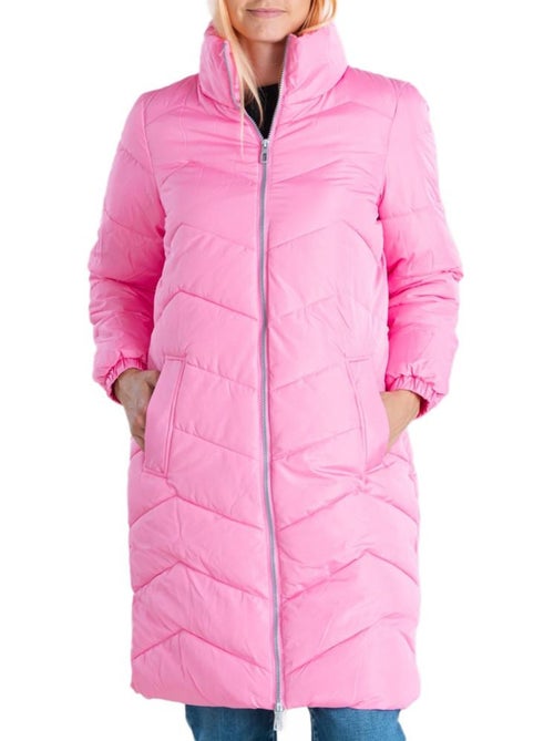 Casaco acolchoado rosa para mulher vero liga - Kiabi Casaco acolchoado rosa para mulher vero liga - Kiabi