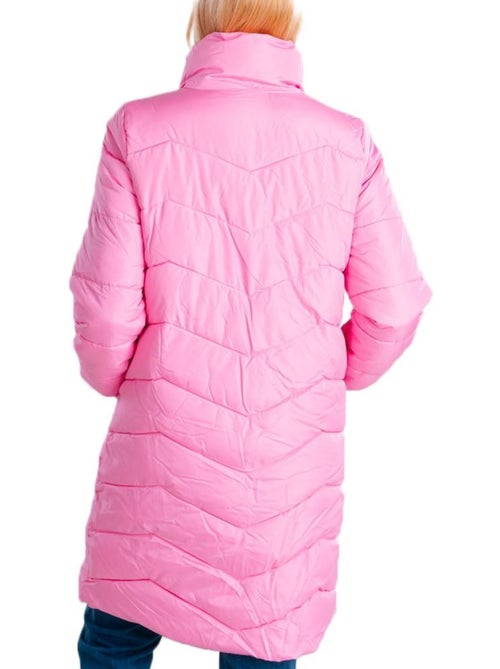 Casaco acolchoado rosa para mulher vero liga - Kiabi Casaco acolchoado rosa para mulher vero liga - Kiabi