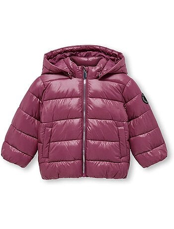 Casaco Acolchoado Roxo para Menina KIDS ONLY