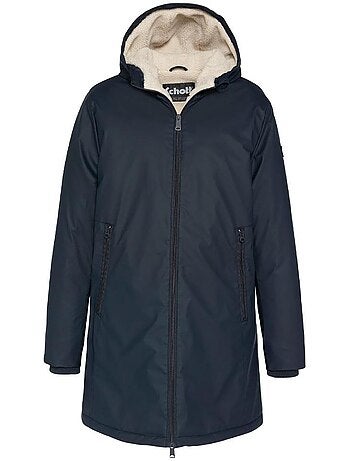 Casaco acolchoado schott jackson azul marinho para homem