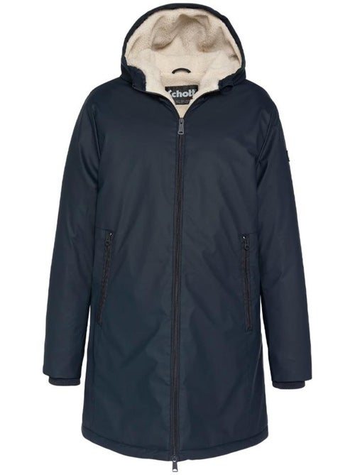 Casaco acolchoado schott jackson azul marinho para homem - Kiabi