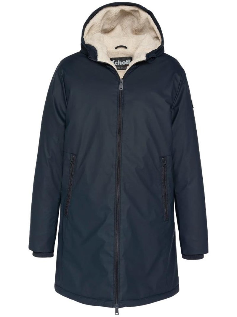 Casaco Acolchoado Schott JACKSON Azul Marinho para Homem Azul-marinho - Kiabi