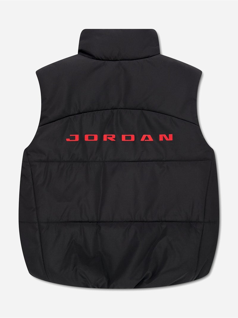 Casaco acolchoado sem mangas - jordan Preto - Kiabi