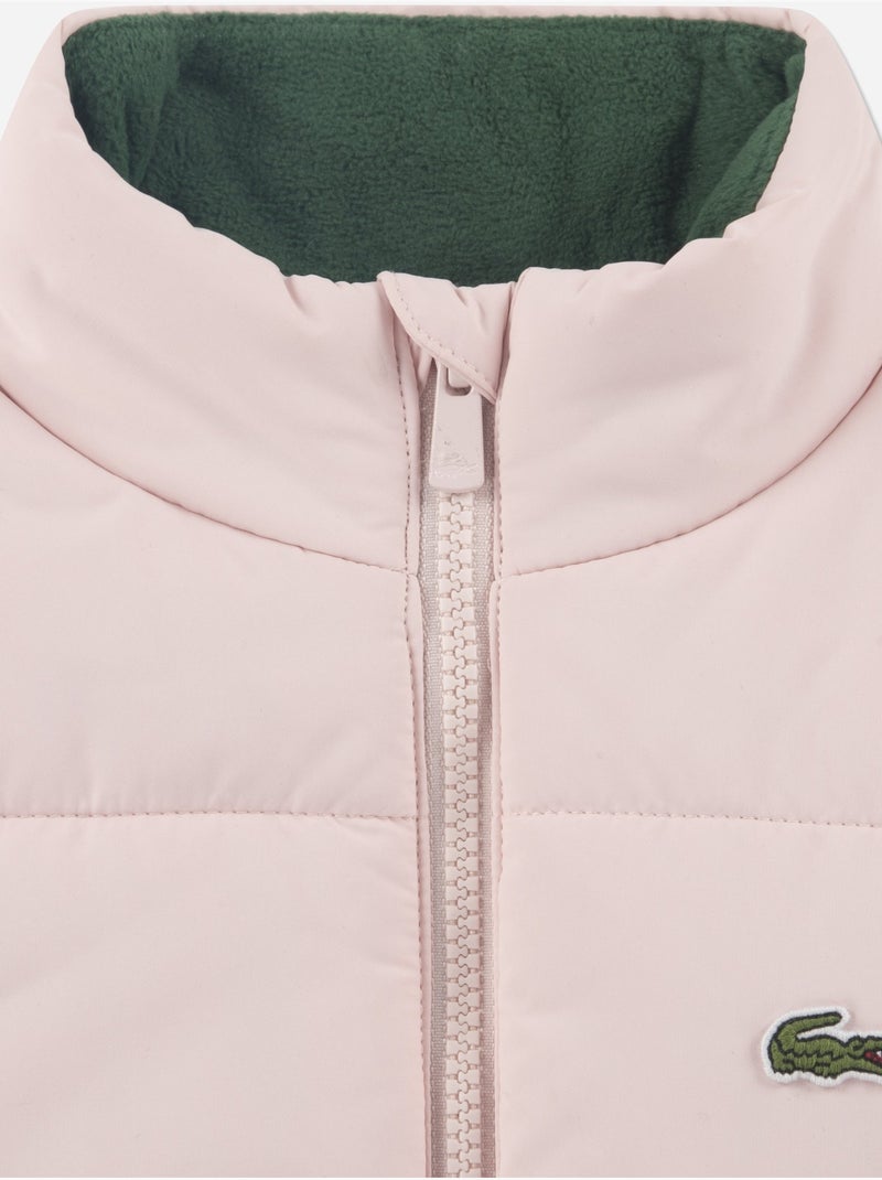 Casaco acolchoado sem mangas - lacoste Rosa-claro - Kiabi