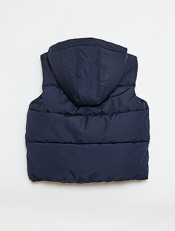 Casaco Acolchoado Sem Mangas com Capuz