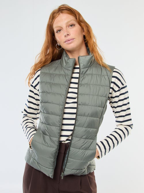 Casaco Acolchoado Sem Mangas Impermeável - Kiabi