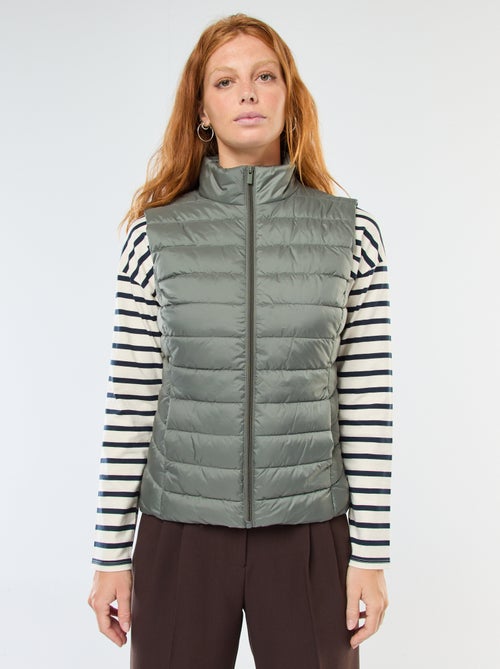 Casaco Acolchoado Sem Mangas Impermeável - Kiabi